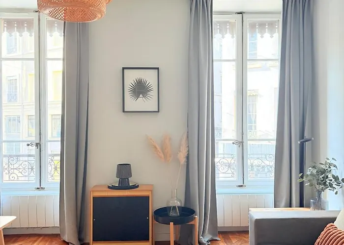 Apartment Art De Recevoir - Cocon Au Coeur De Avec Vue Sur Fourviere Lyon