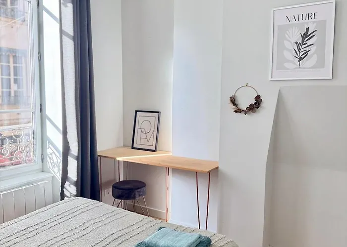 Apartment Art De Recevoir - Cocon Au Coeur De Avec Vue Sur Fourviere Lyon